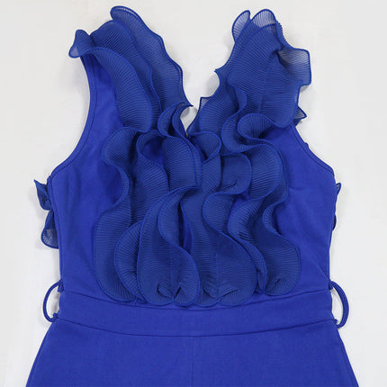Lace up Jumpsuit Casual