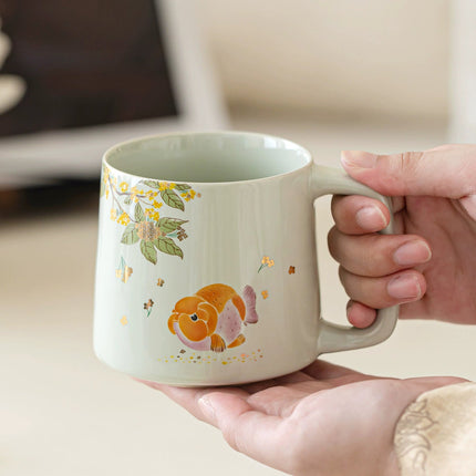 Goldfish Ceramic Mug Series — Gentle Moments, Flowing Warmth