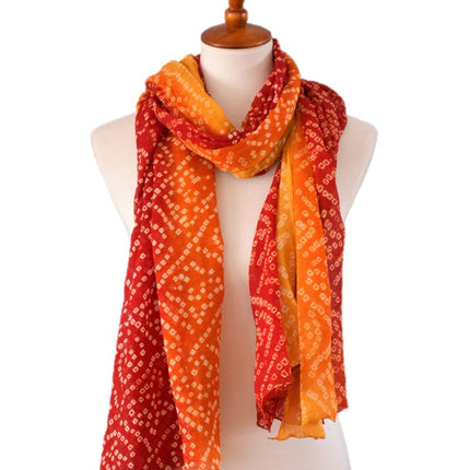 OMSutra Tie-dye designer fashion Silk Scarves