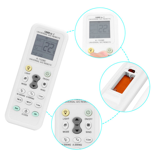 K-1028E Universal Air Conditioner Remote Control