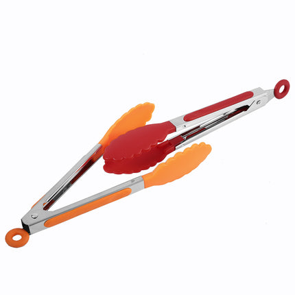 8 Inch Non-Slip Stainless Steel Food Clip