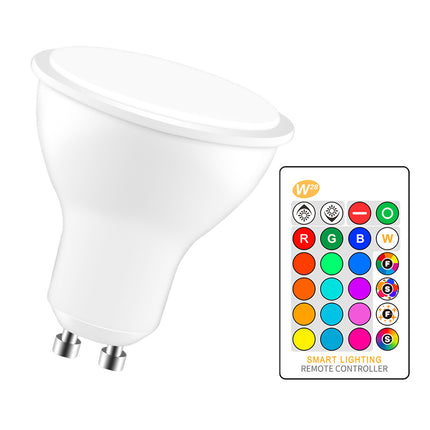 8W RGBW Bulb GU10 Color Changing Atmosphere Lamp