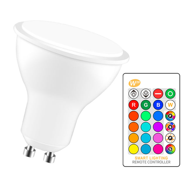 8W RGBW Bulb GU10 Color Changing Atmosphere Lamp