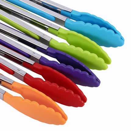 8 Inch Non-Slip Stainless Steel Food Clip