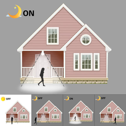 E27 LED Bulb Light Sensor PIR Sensor Lamp Bulb