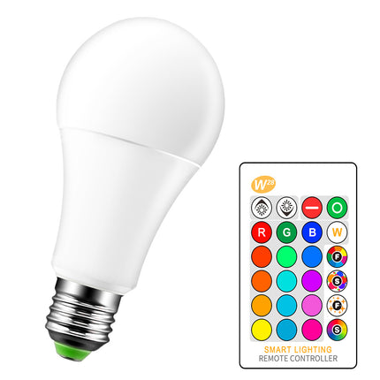 RGBW LED Bulb E27 Color Changing Flash Strobe