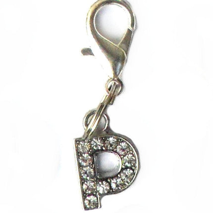 A-Z Crystal Letter Pet Charms