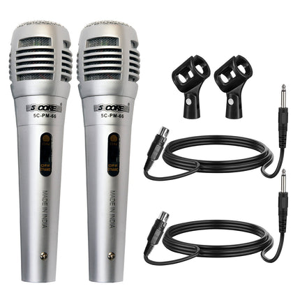 5Core XLR Microphone Dynamic Mic Karaoke Singing Studio Mics Handheld