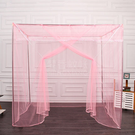 Polyester Opening Square Top Bed Solid Double
