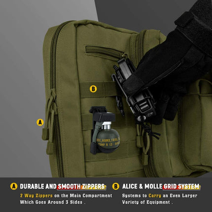 LUXHMOX Double Long Soft Rifle Case & Multi-Function Long Gun Case