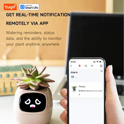 Tuya Ivy Smart Planter,Endless Fun Over 49 Rich Expressions,7 smart