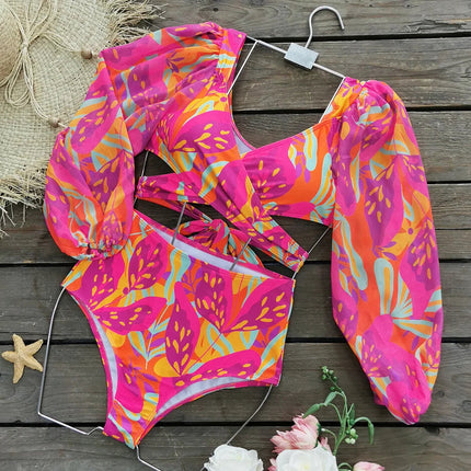 Puffer puff two piece swimsuit