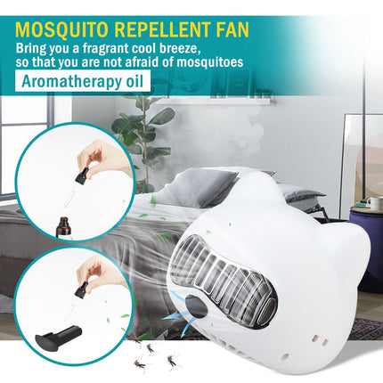 Electric Mini Portable Fan Rechargeable Turbo Desktop Neck Hand