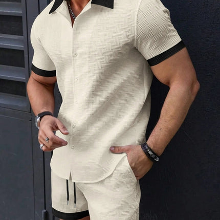 Summer Hawaiian Men's Comfortable Beach shorts set