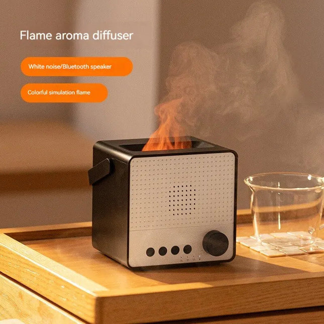 Creative Simulation of Colorful Flame Diffuser Wireless Smart