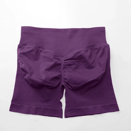 NCLAGEN Seamless Shorts 4.5" Gym Shorts Woman Scrunch Butt Fitness