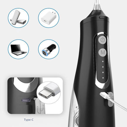 310ml Oral Irrigator Dental Portable Water Flosser USB Rechargeable 4