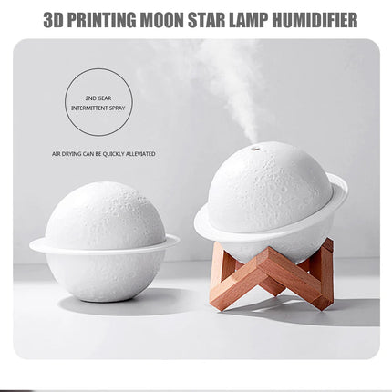 Essential Oil Diffusers with LED Light 3D Moon Air Humidifier