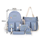 42x29x14 cm / Blue / United States