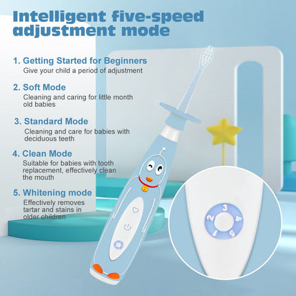 Children's Sonic Electric Toothbrush Waterproof Remove Tartar Prevent