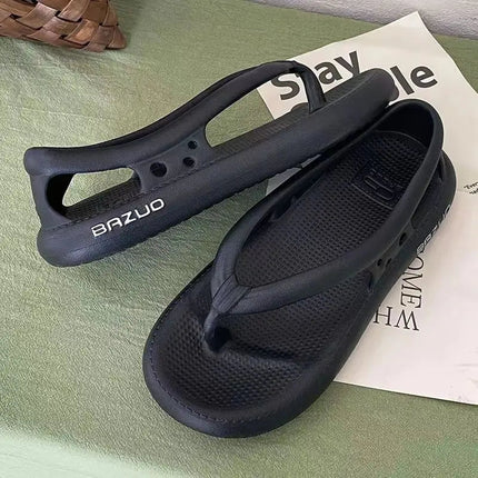 Brzuo anti-skid wear-resistant thick slippers