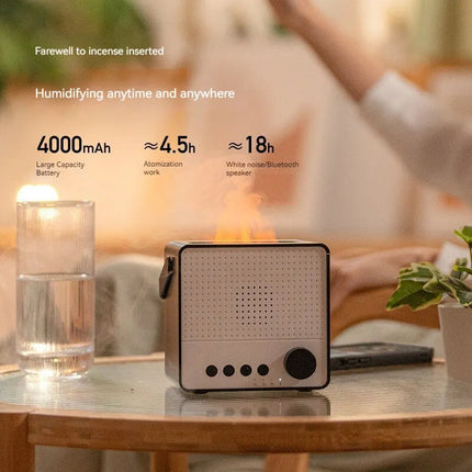 Creative Simulation of Colorful Flame Diffuser Wireless Smart