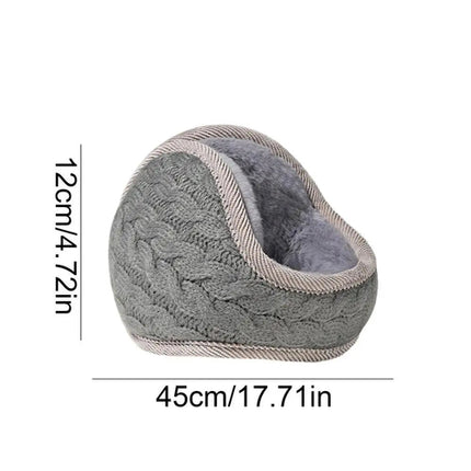 Foldable Ear Muffs Plush Earmuffs For Cold Weather Portable Soft Ear