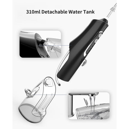 310ml Oral Irrigator Dental Portable Water Flosser USB Rechargeable 4