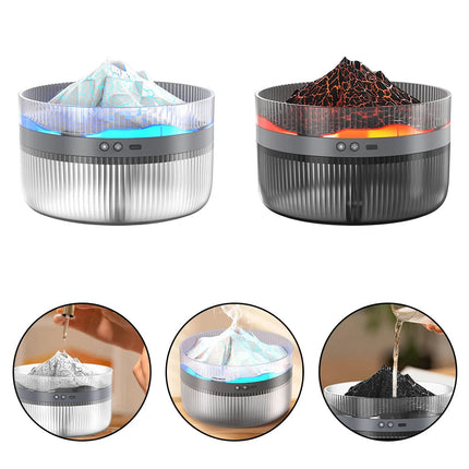 Snow Mountain Humidifier Diffuser with Aromatherapy Functionality 2L