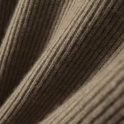 100% pure cashmere sweater women's half zip stand collar thick loose