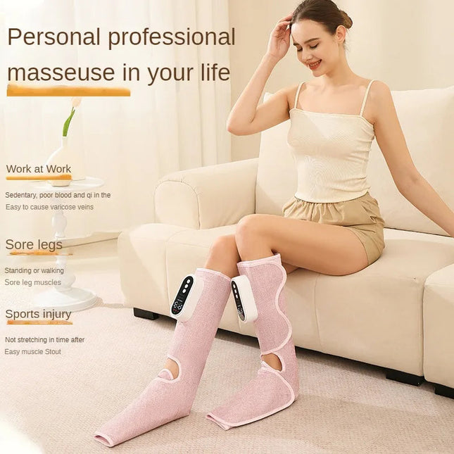 Electric Leg Massager with Air Compression Kneading for Improved