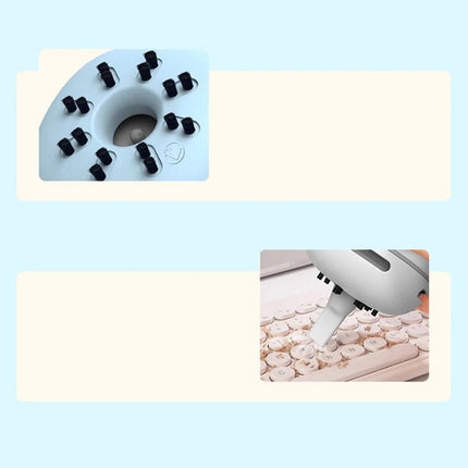  Mini Desktop Vacuum Cleaner Portable Student Use Eraser Paper Pencil