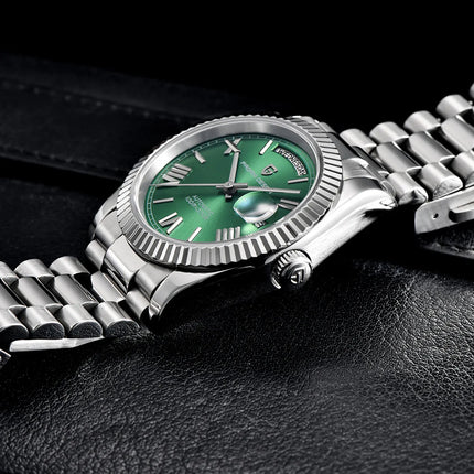 New Week Calendar Type watch for men Sapphire mirror 10ATM Automatic
