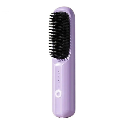 Cordless Straightener Straight Hair Brush Women's Thermal Ion