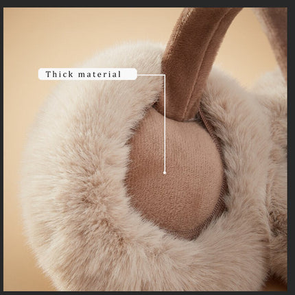 Winter New Plush Earmuffs Fashion Cute Warm Hood Woman Man Child