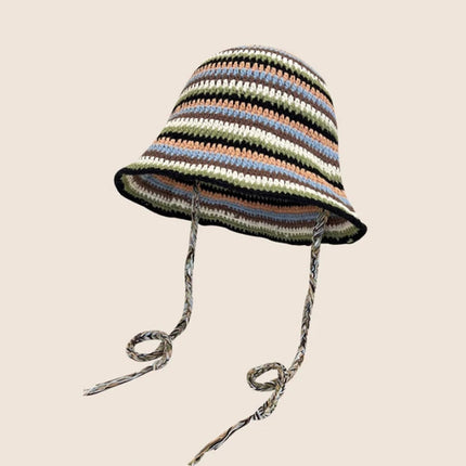 New Crochet Korean Handmade Bucket Hat