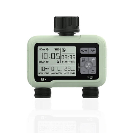 Super Timing System 2-Outlet Water Timer Precisely Watering Up Outdoor