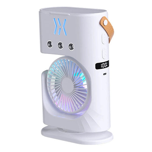 Portable Desktop Humidifier Air Conditioner Fan Household Small Air