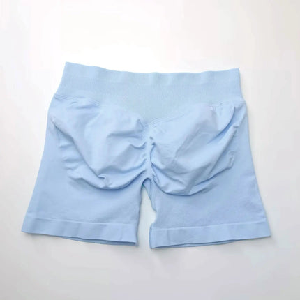 NCLAGEN Seamless Shorts 4.5" Gym Shorts Woman Scrunch Butt Fitness