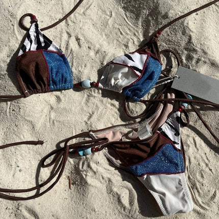New Micro silk two piece swimsuit