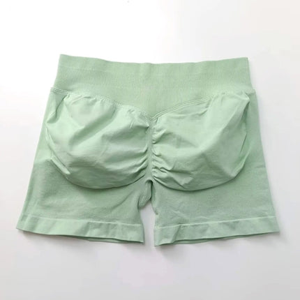 NCLAGEN Seamless Shorts 4.5" Gym Shorts Woman Scrunch Butt Fitness