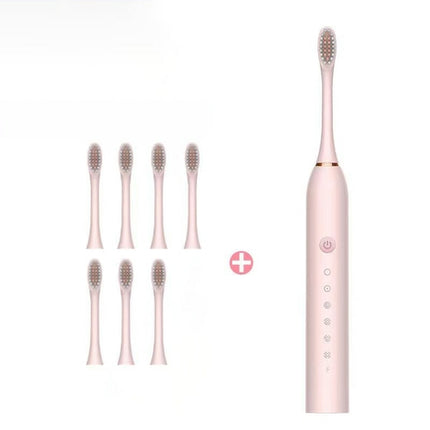 Ultrasonic Electric Toothbrush Rechargeable USB for Adults 6 Modes