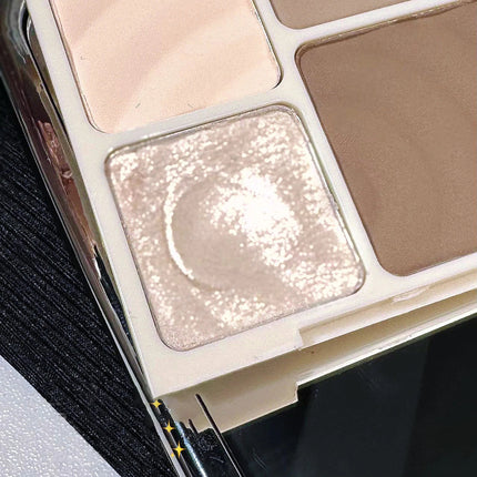 4 Colors Highlighter Contour 3D Facial Bronzer Cosmetic Brightening