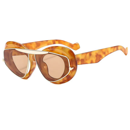 NEW Punk Oval Sunglasses