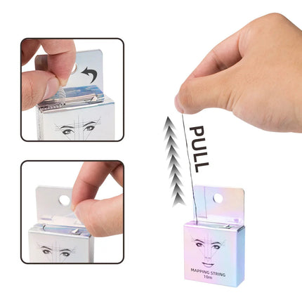 10m for Mapping Eyebrow Marker Thread Tattoo Brows Point 1 Box MAPPING