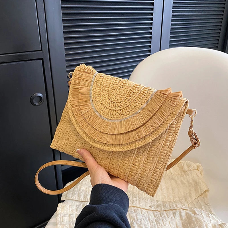 Raffia Straw Weaven Bag