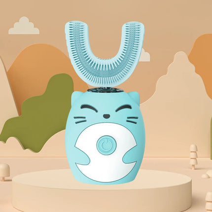 Ipx7 Waterproof Electric Toothbrush Kids U-shaped Sonic Smart