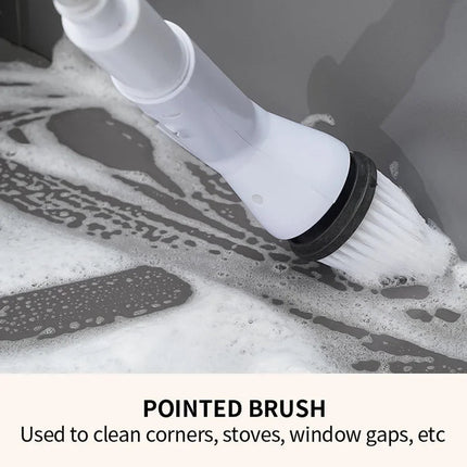6 in 1 Electric Cleaning Brush Cordless Electric Spin Cleaning