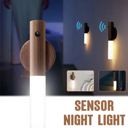 Motion Sensor Night Light 3 Colors Dimmable USB Rechargeable Portable
