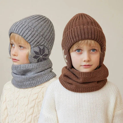 Girls Hat Scarf Set Kids Hat Scarf Set Cozy Winter Children's Hat